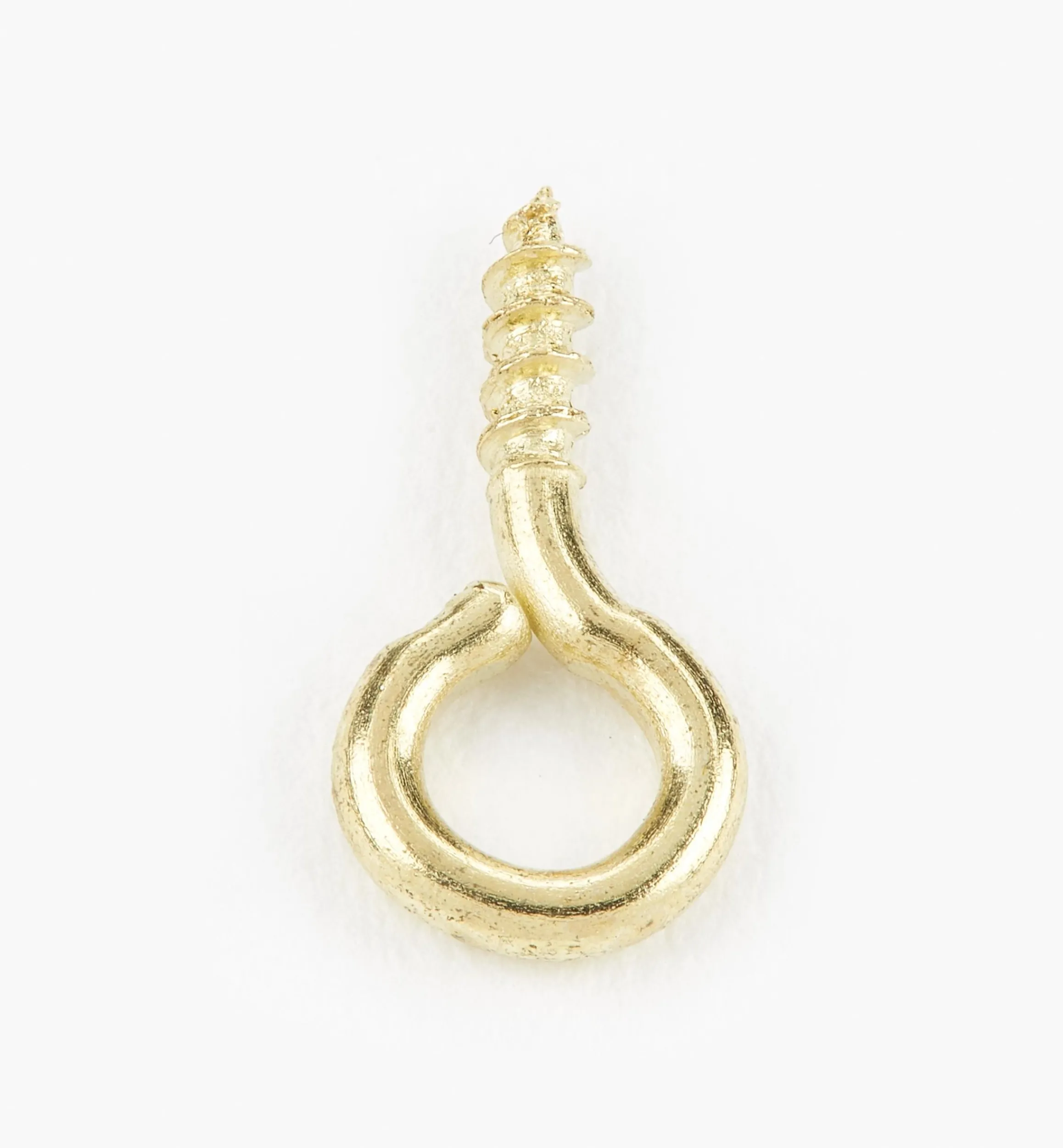 Hooks>Lee Valley Brass-Plated Screw Eyes