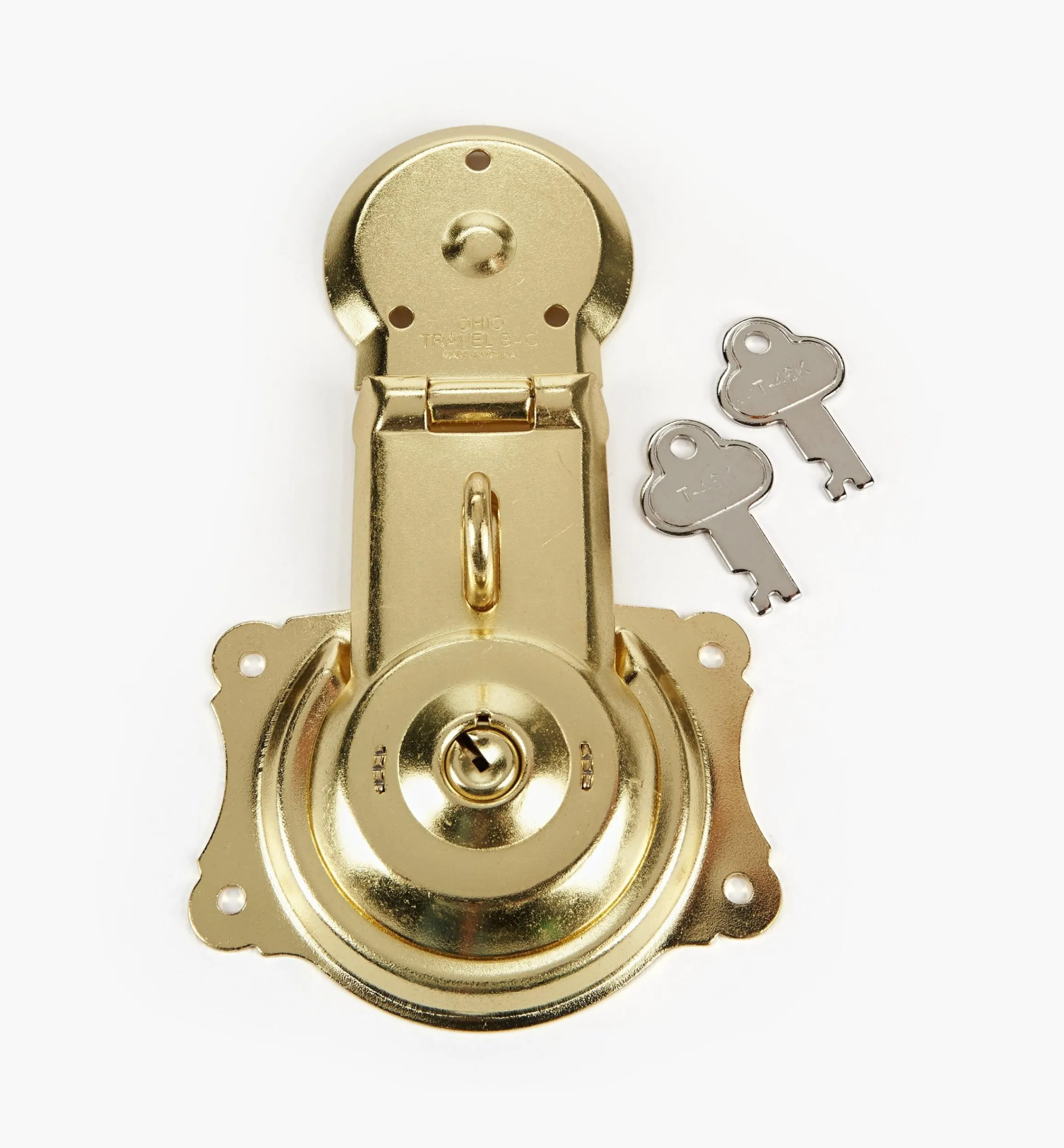 Locks>Lee Valley Brass-Plated Trunk Lock