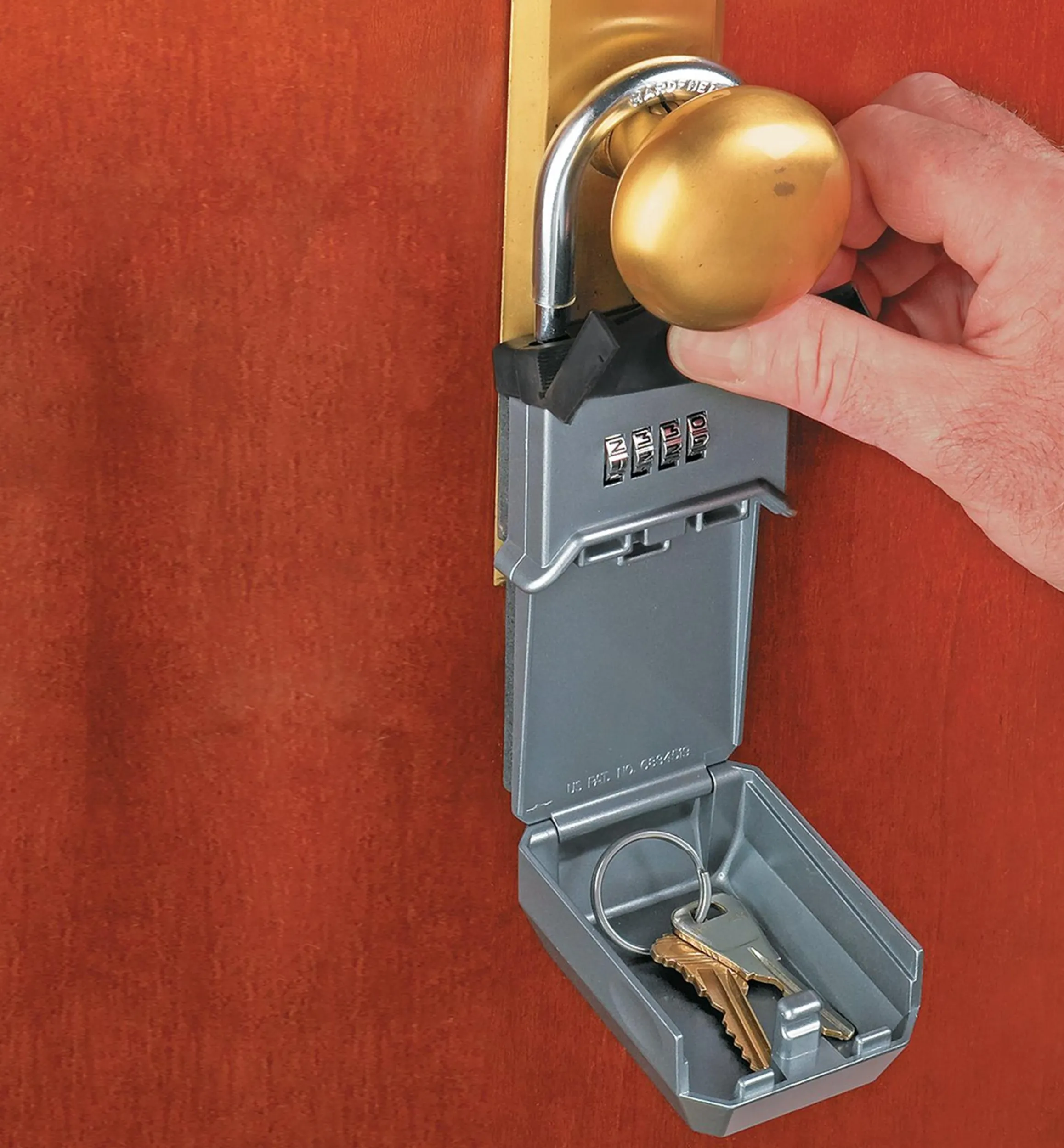 Locks>Lee Valley Combination Key Lockbox With Shackle