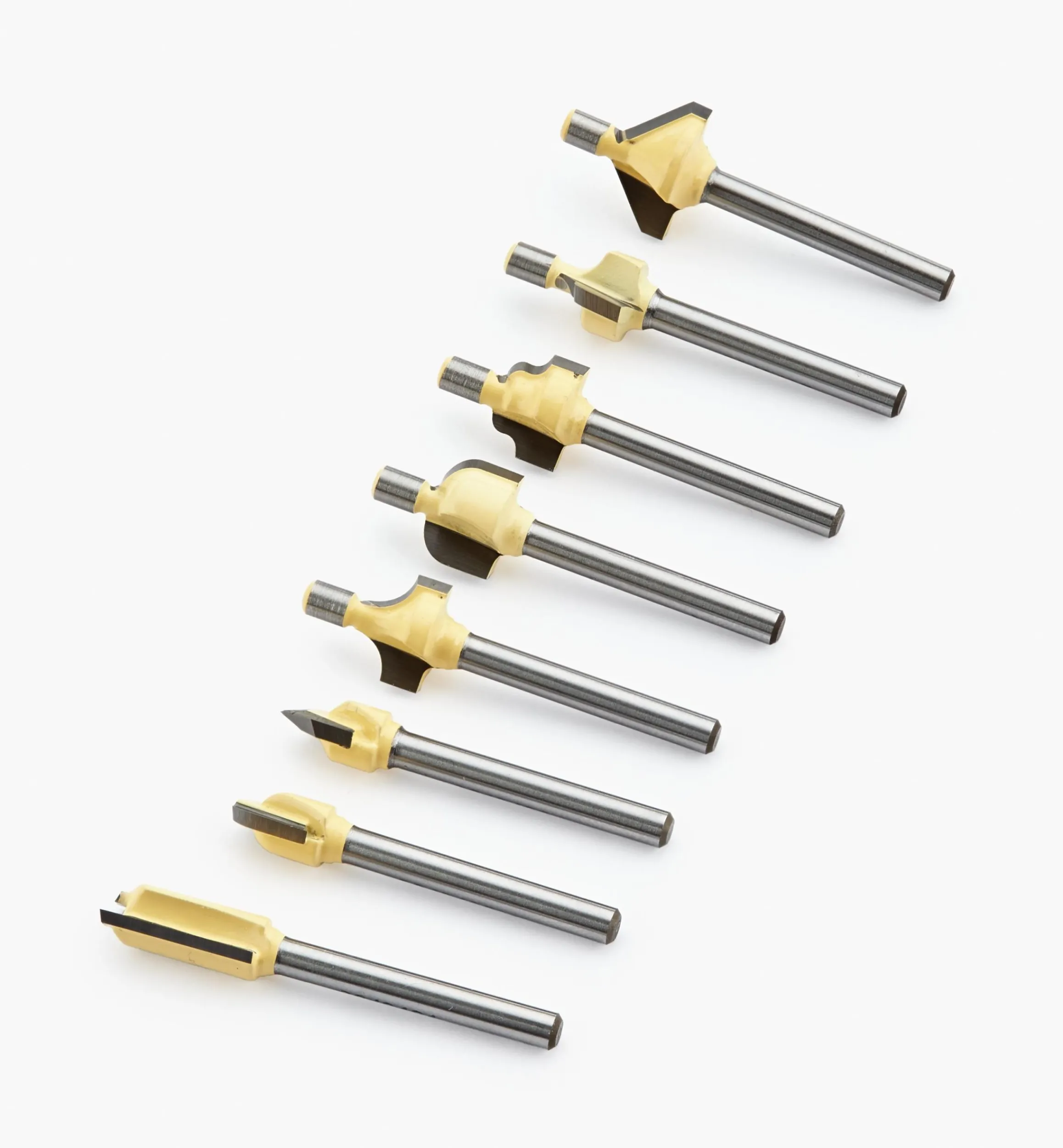 Routing>Lee Valley 1/8" Shank Carbide-Tipped Router Bits
