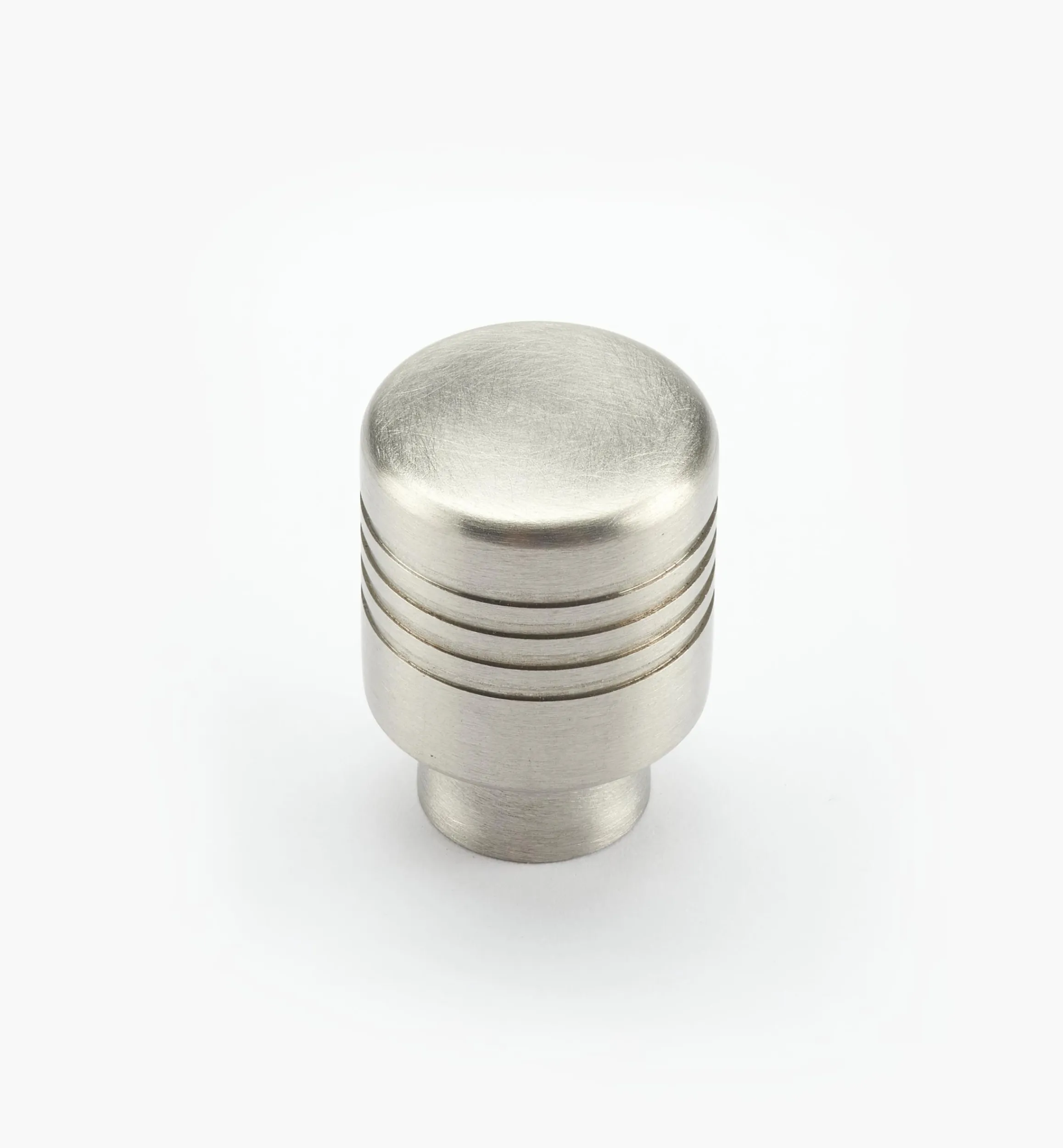 Knobs>Lee Valley Stainless-Steel Ribbed Knobs